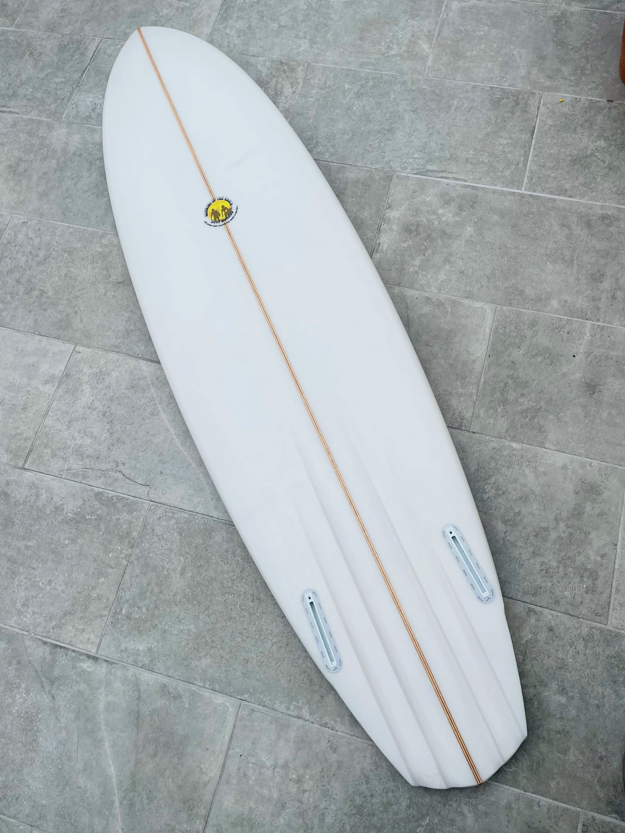 Morning Of The Earth | 6’7” FIJI Diamond Tail Clear Surfboard (USED)