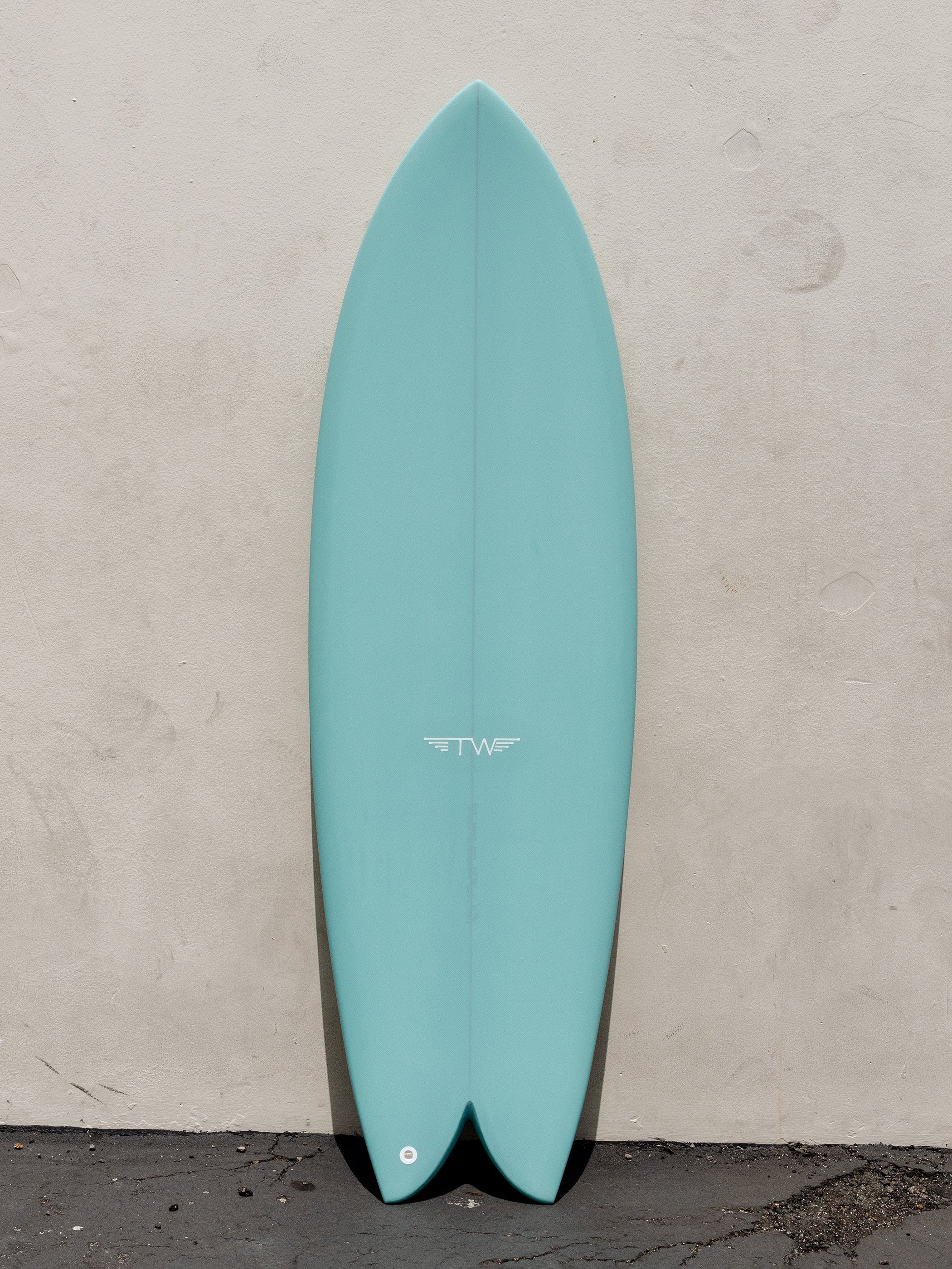 Tyler Warren | 5’10” Dream Fish Clear Blue Surfboard