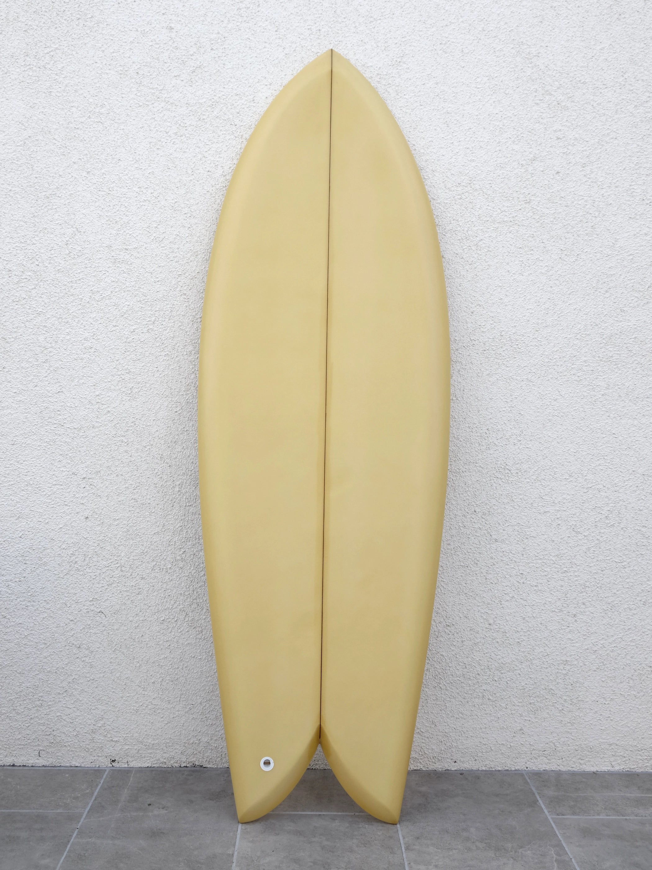 Deepest Reaches | 5’3” Retro Fish Buttercream Surfboard (USED)