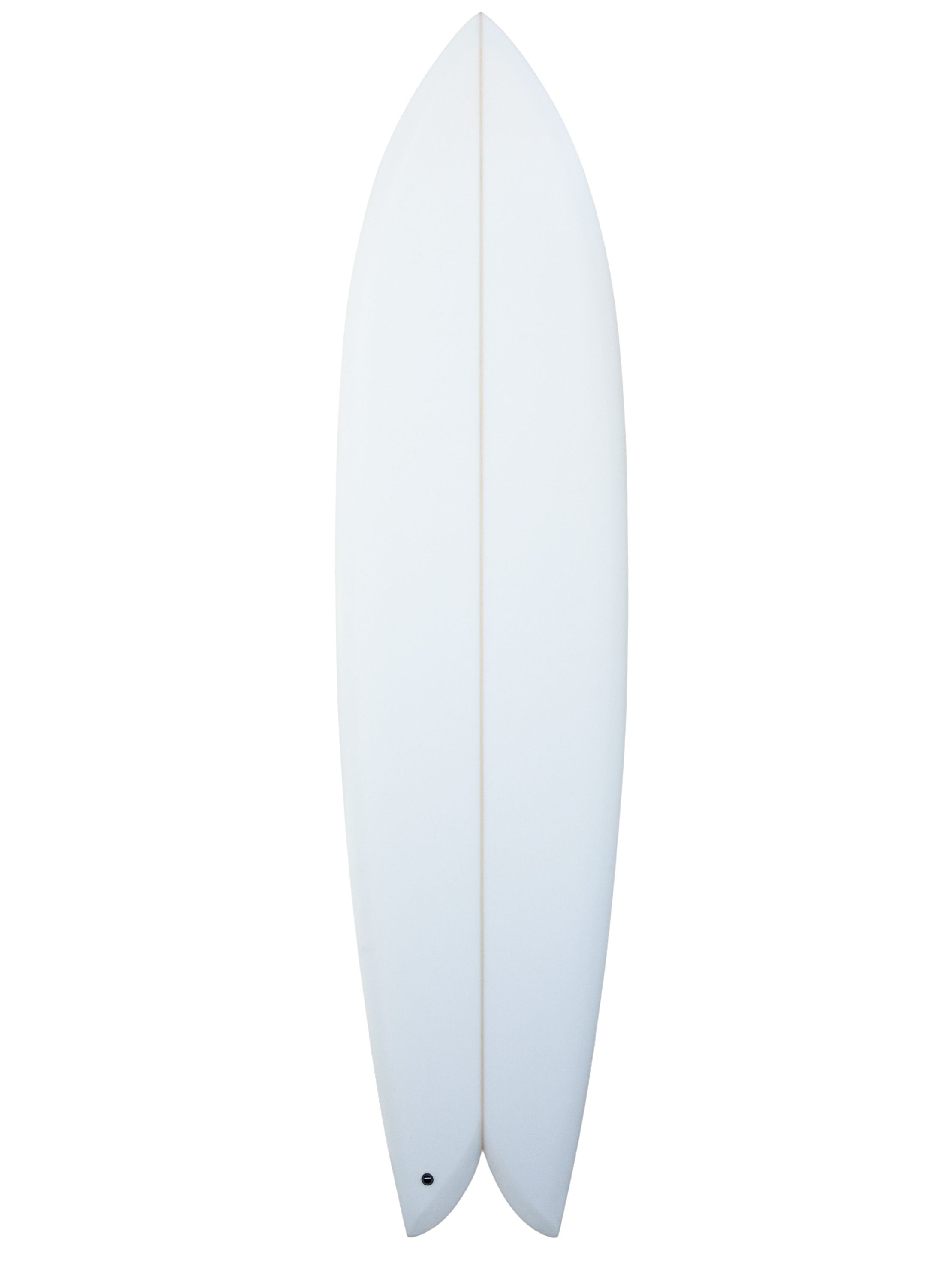 Plain shop white surfboard