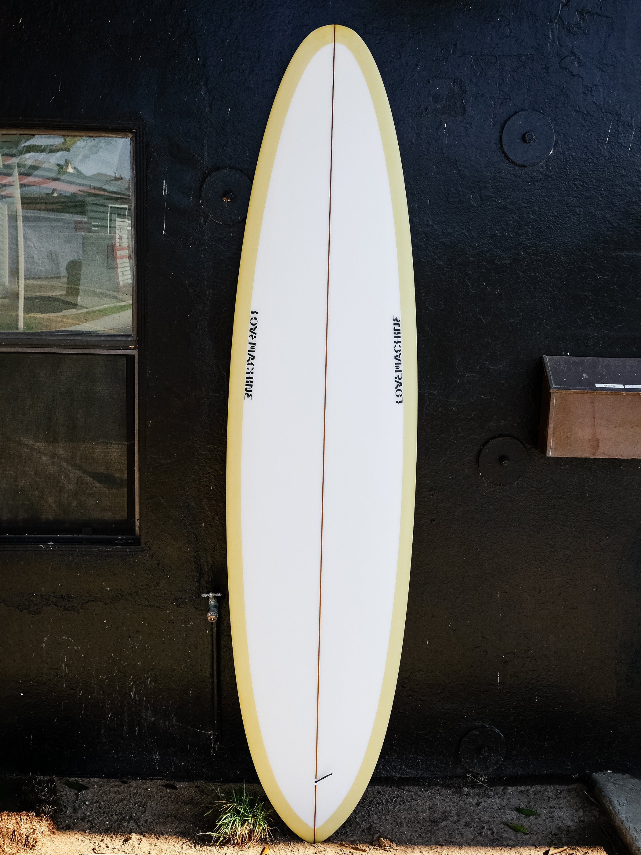 Love Machine | v.Bowls 7’6” Ivory Clear Surfboard