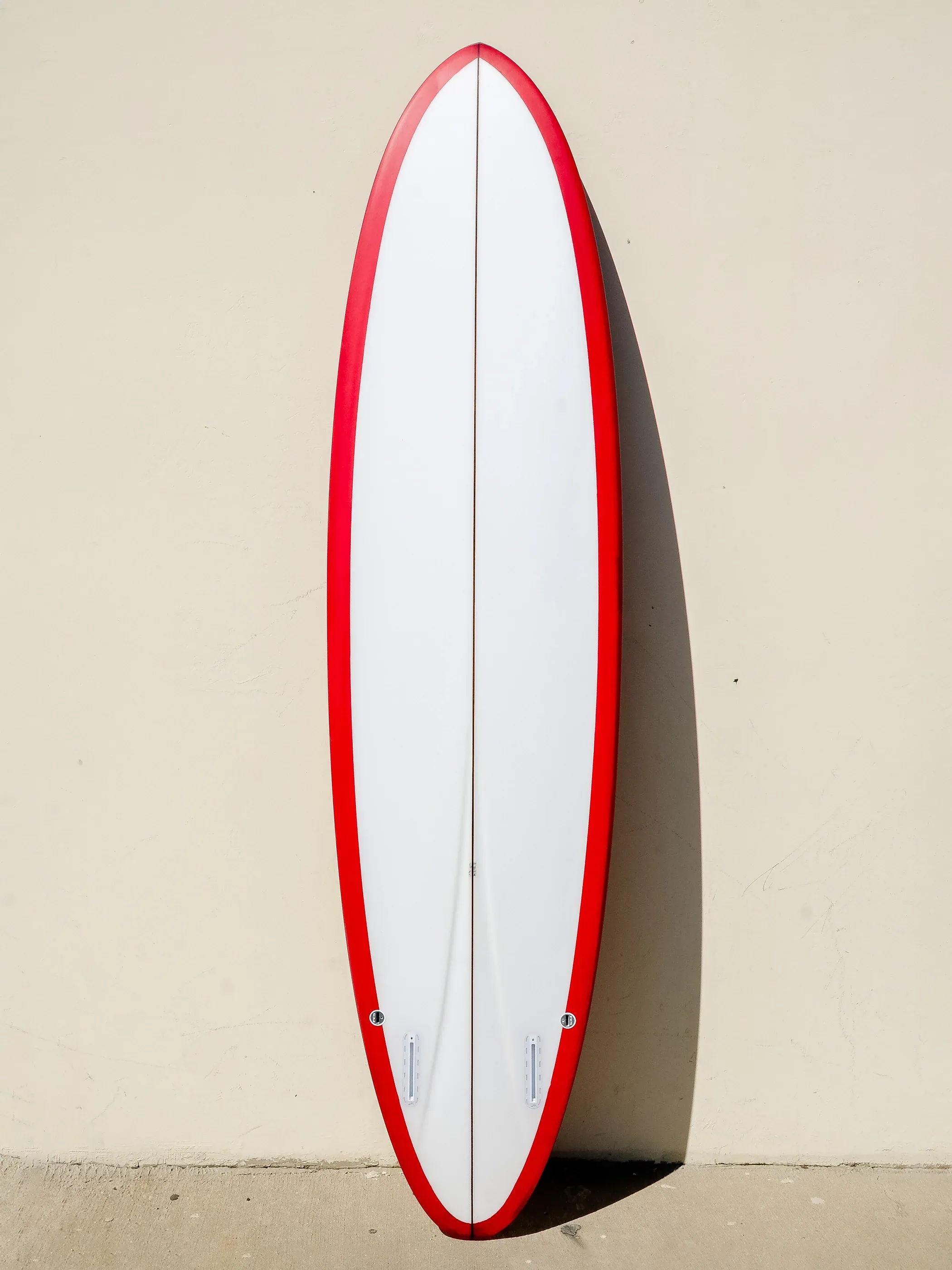 Red and white deals surfboard