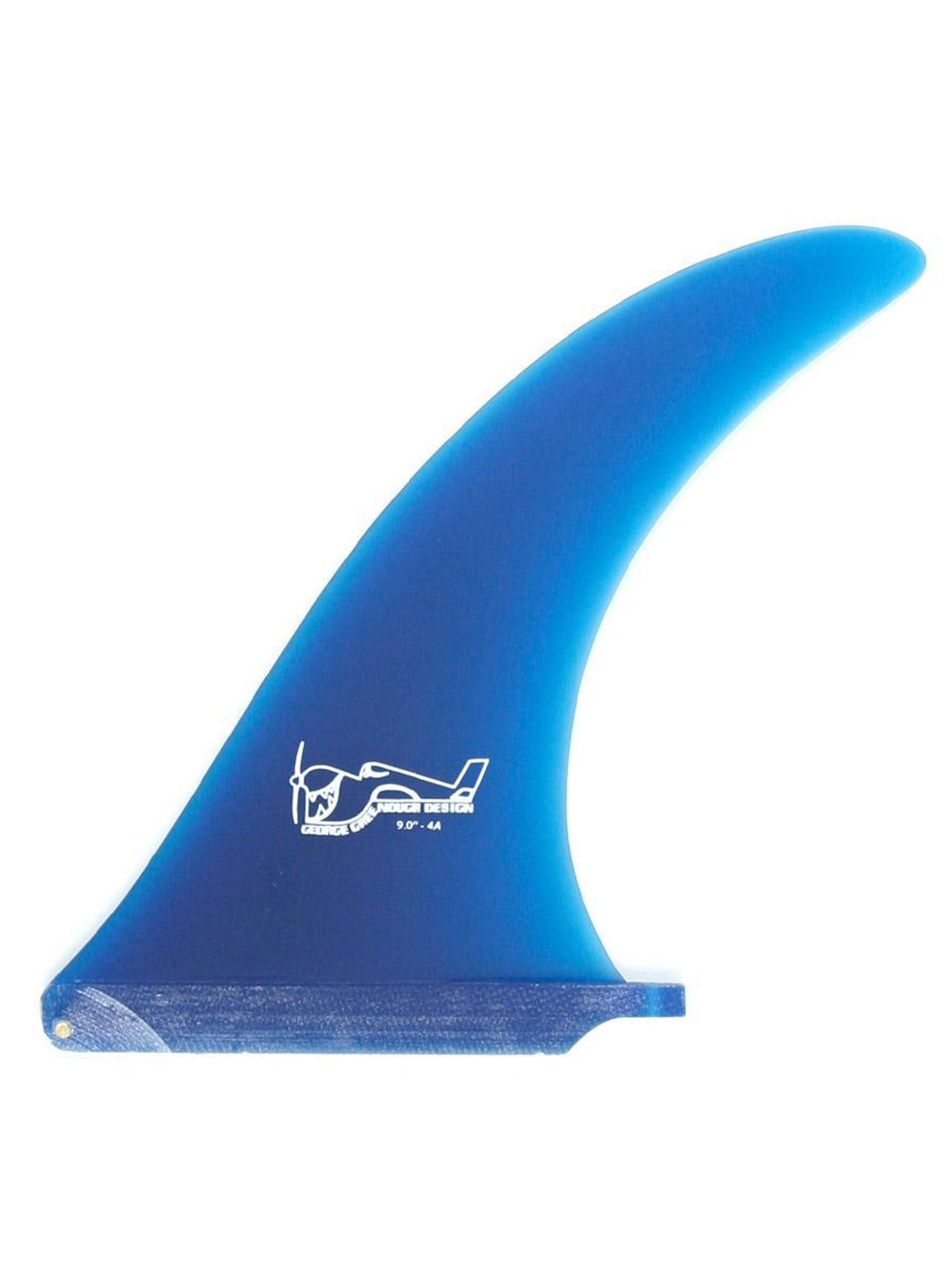 True Ames | 8” Greenough 4A Surfboard Single Fin Blue - SurfBored