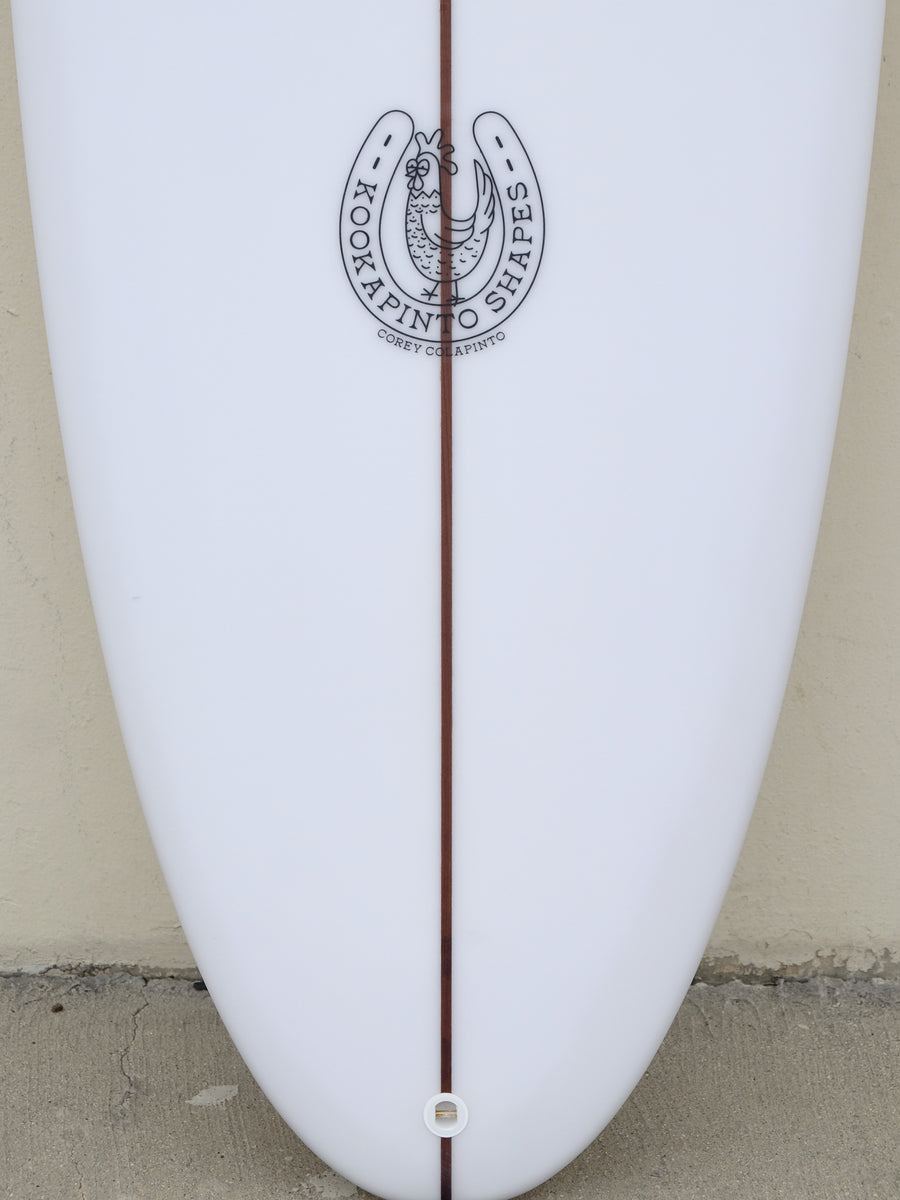 6'2" Thin Twin Surfboard - Surf Bored