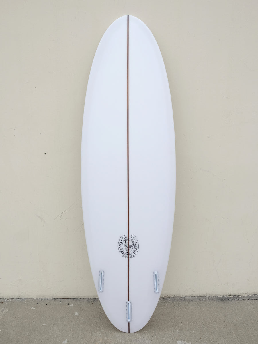 6'2" Thin Twin Surfboard - Surf Bored