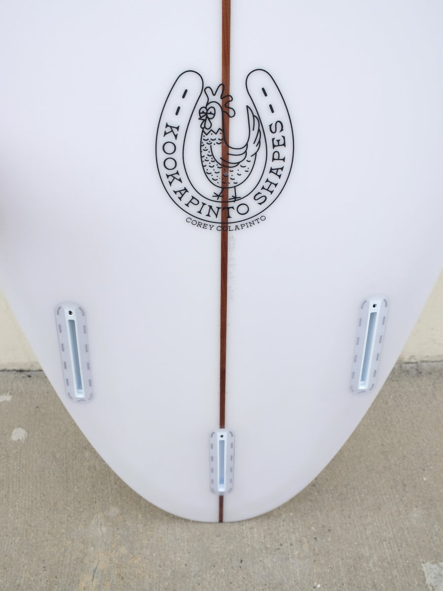 6'2" Thin Twin Surfboard - Surf Bored