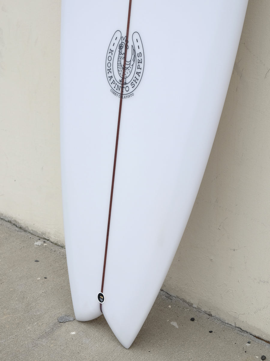 7'2" Fishy Noserider Twin Fin Surfboard - Surf Bored