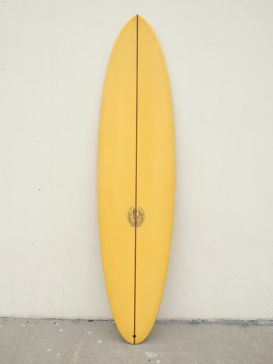 7'8" Thin Twin - Yellow Deck Tint Surfboard - Surf Bored