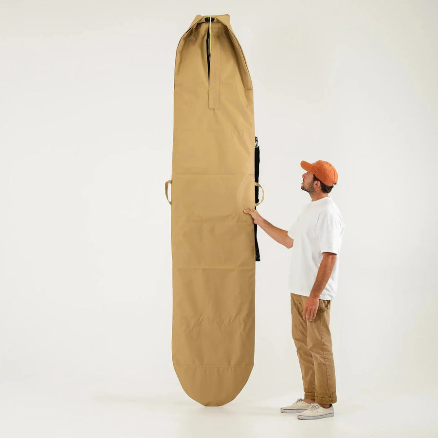 Harbor Tan Canvas Surfboard Bag