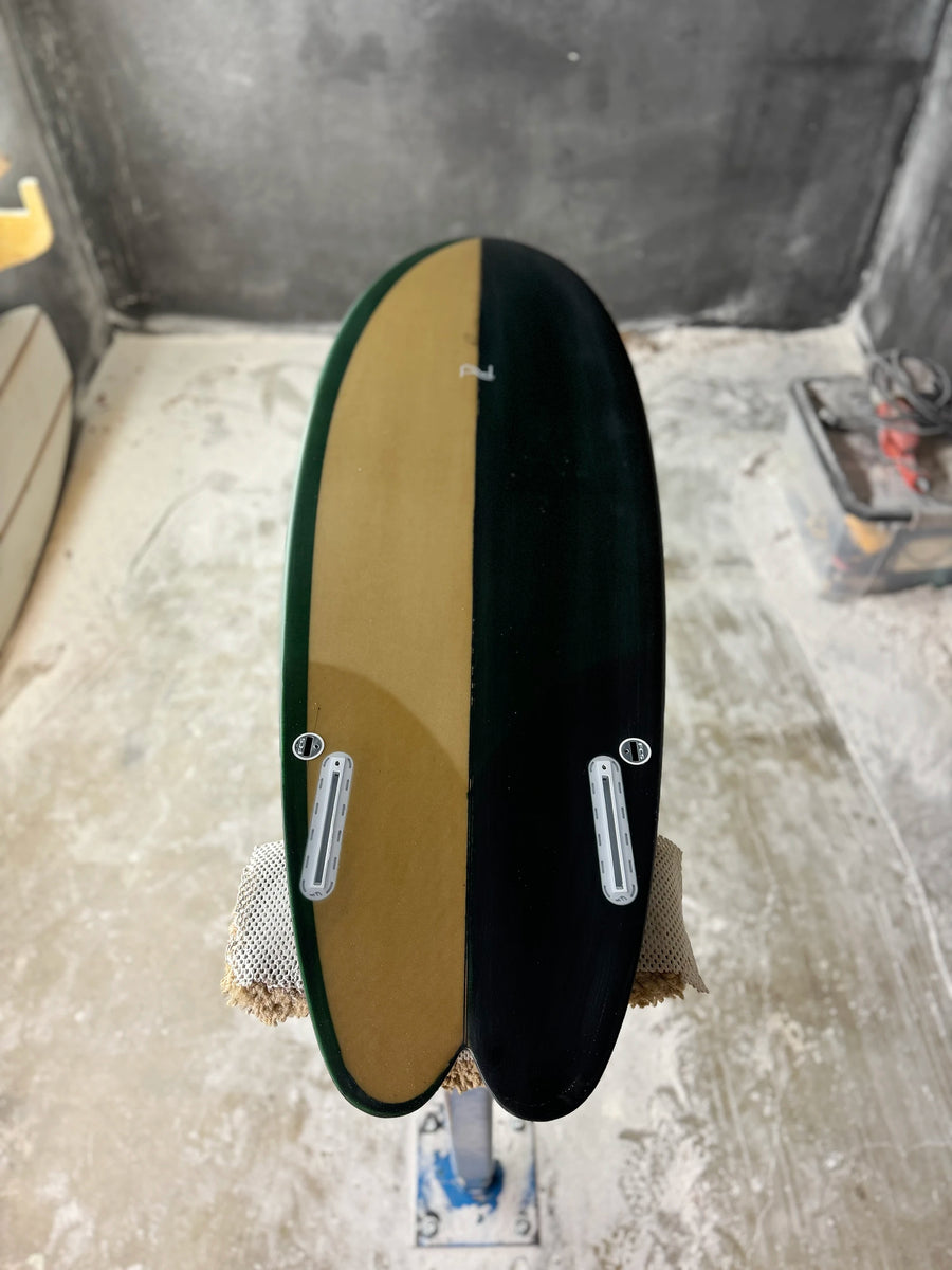 AH Vessels | 5'4” Gaffer Twinzer Green/Clear Surfboard