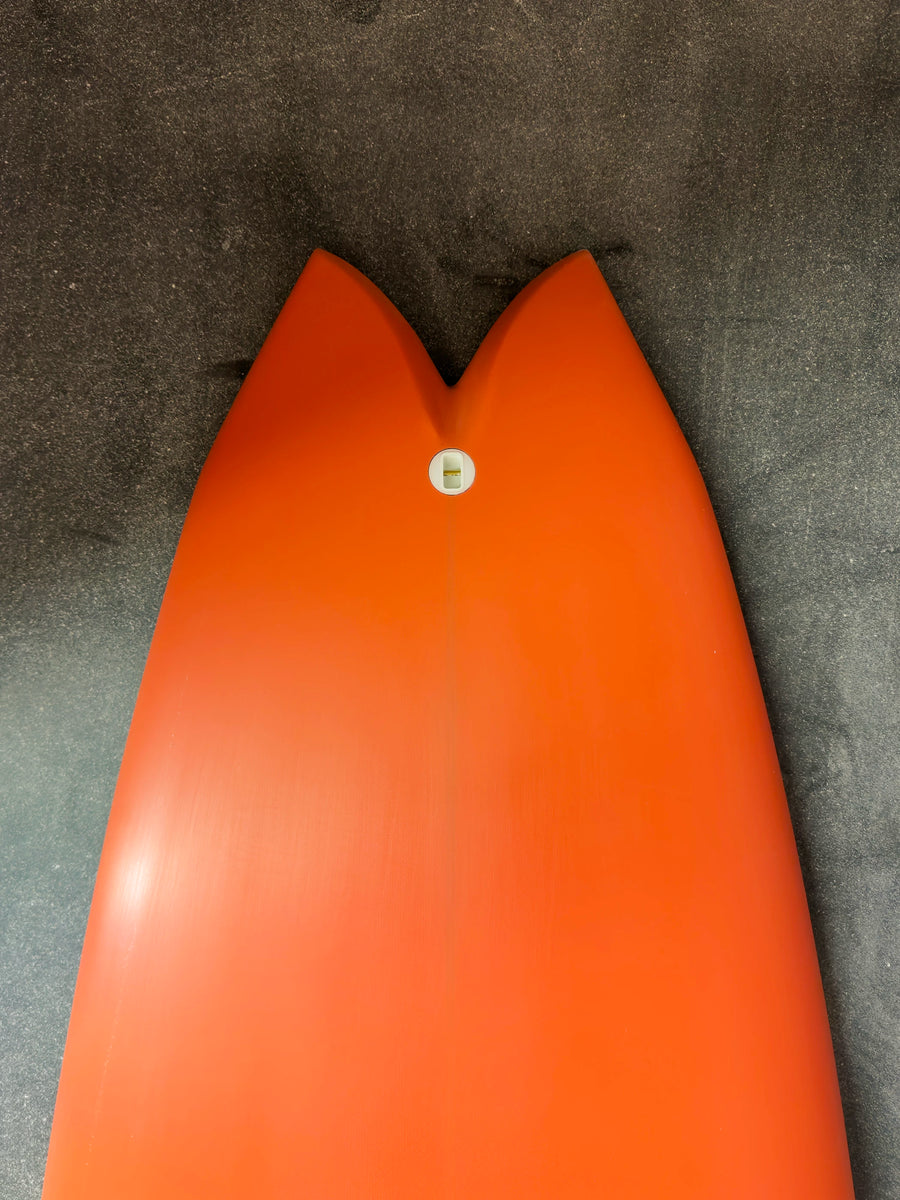 AH Vessels | 5'10” Twin Red Surfboard