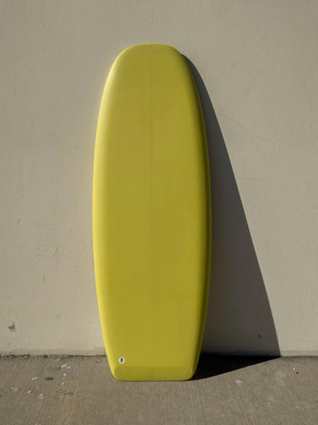 Deepest Reaches | 5’0” Pizza Box Pastel Yellow Surfboard - Surf Bored