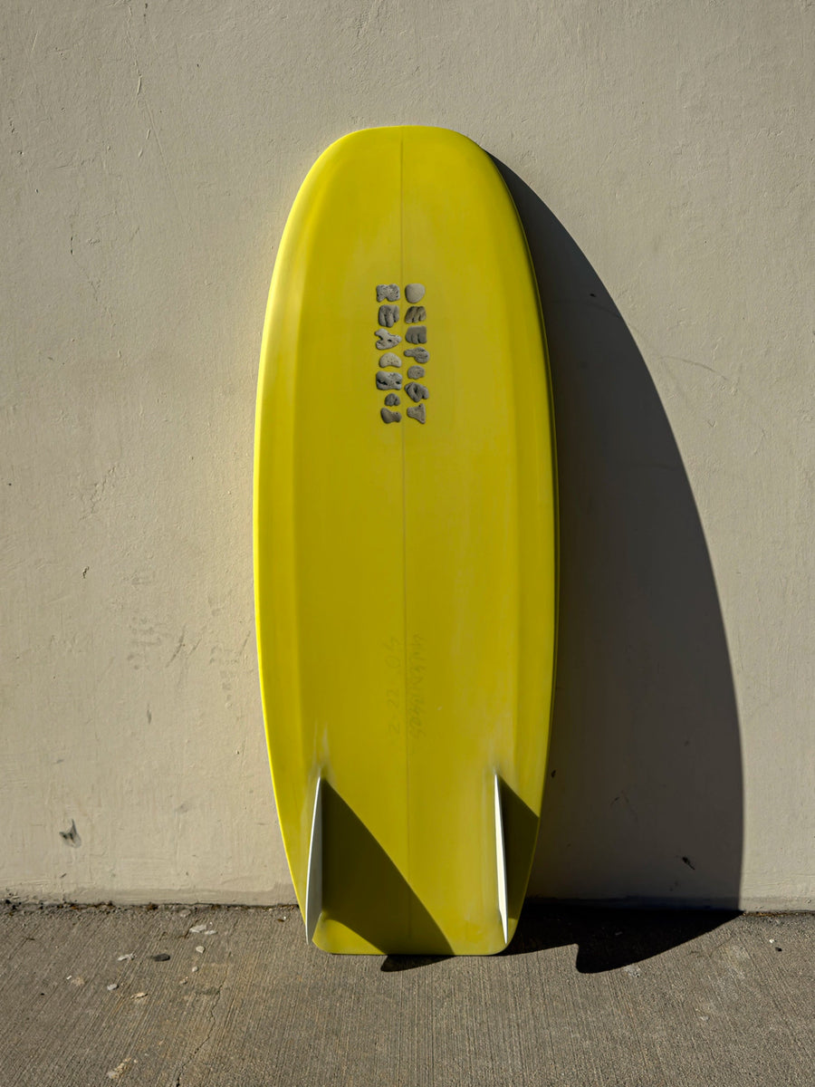 Deepest Reaches | 5’0” Pizza Box Pastel Yellow Surfboard