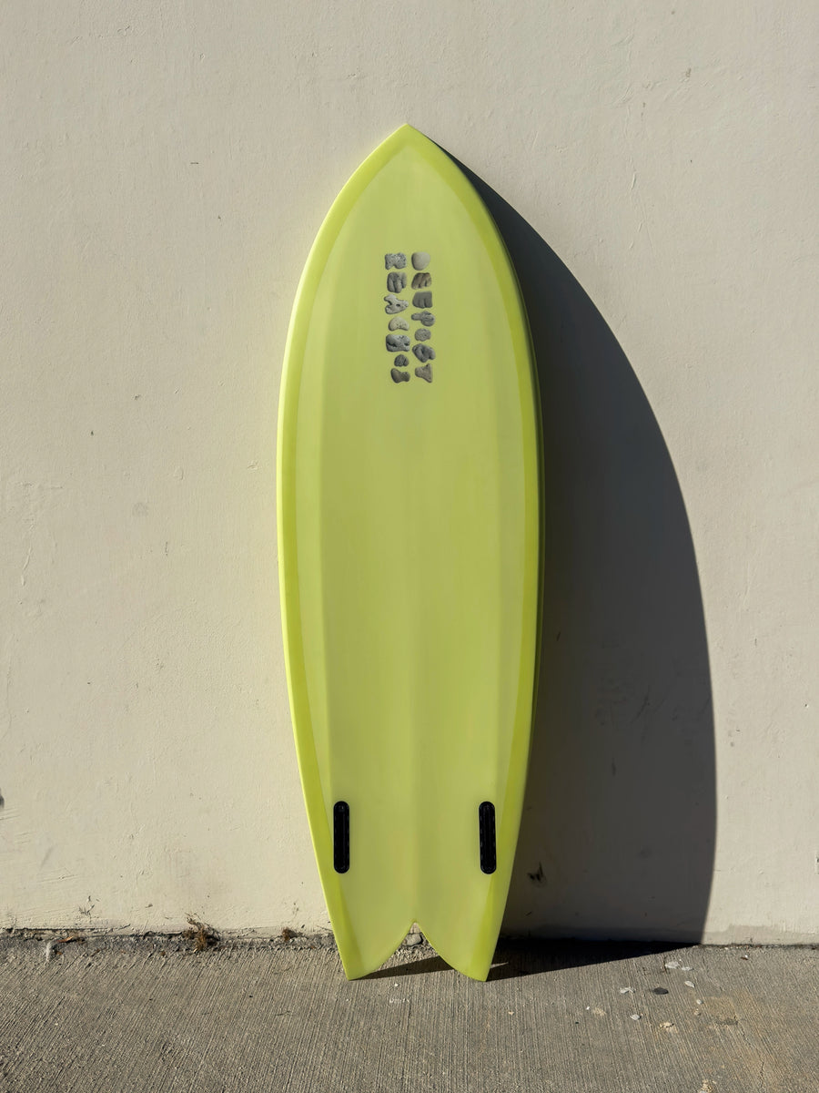 Deepest Reaches | 5’8” Fish Pastel Green Surfboard