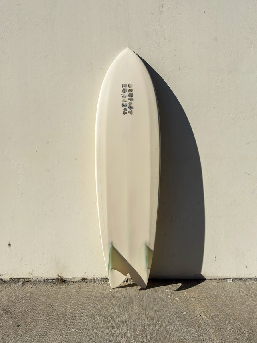 Deepest Reaches | 6’6” Mega Fish Cream Surfboard