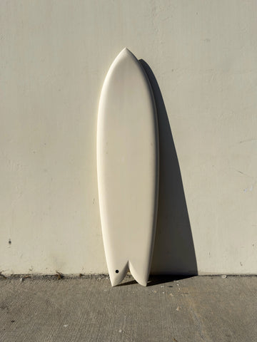 Deepest Reaches | 6’6” Mega Fish Cream Surfboard - Surf Bored