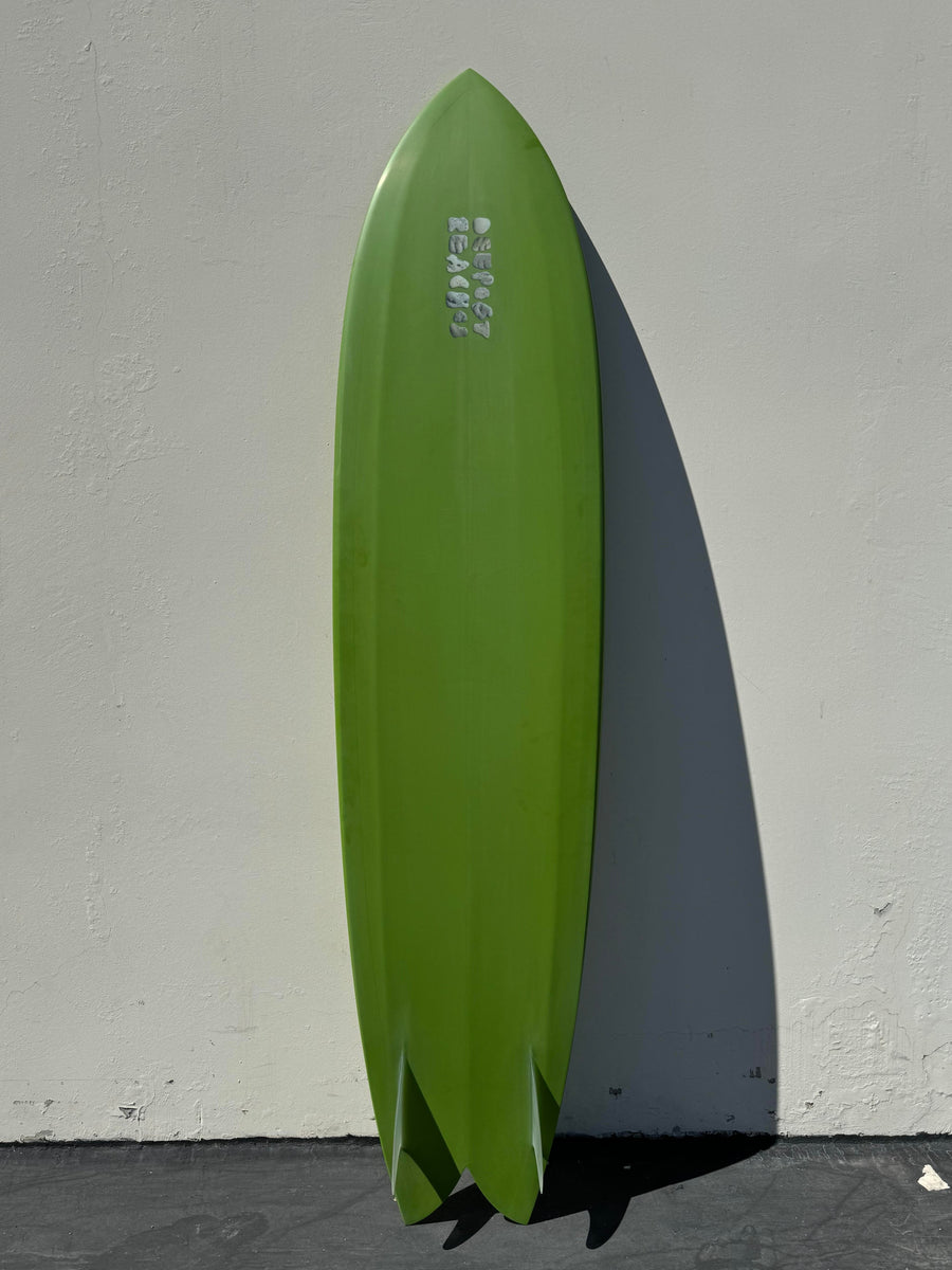 Deepest Reaches | 8’0" Mega Fish Green Apple Surfboard