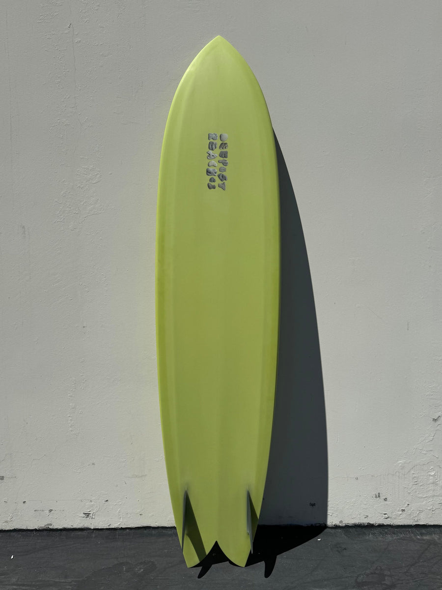 Deepest Reaches | 8’0" Mega Fish Lime Green Surfboard