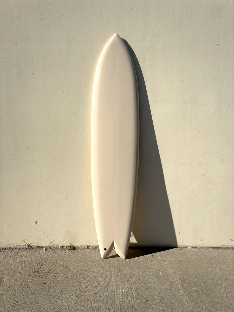 Deepest Reaches | 8’6” Mega Fish Eggshell Surfboard