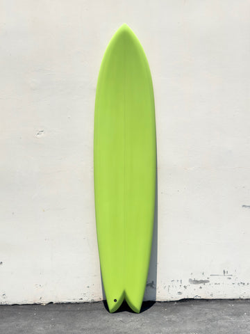 Deepest Reaches | 8’6” Mega Fish Lime Surfboard - Surf Bored