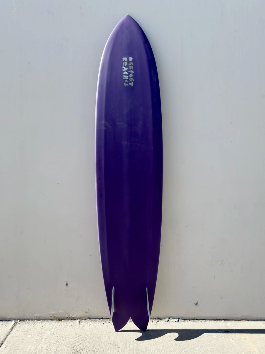 Deepest Reaches | 9’0” Mega Fish Purple Longboard