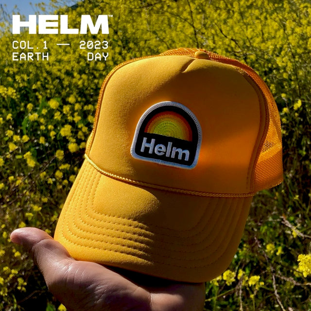 Super Bloom Trucker Hat | Yellow - Surf Bored