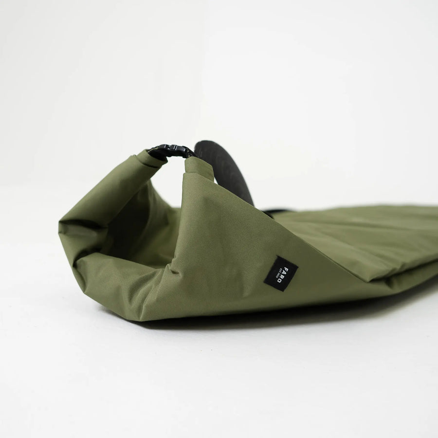 Olive Drab Canvas Surfboard Bag - Surf Bored