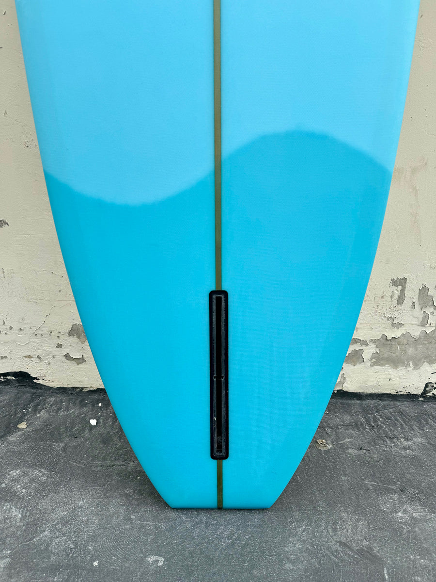 Gato Heroi | 9'7" Playboy Sky Blue Volan Longboard - Surf Bored