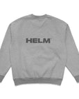 Block Logo Crew Sweatshirt - Heather Grey - Surf Bored