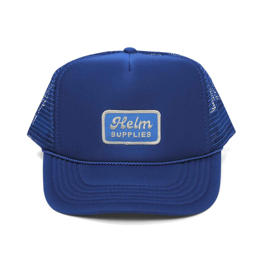 Retro Patch Trucker Hat | Blue - Surf Bored