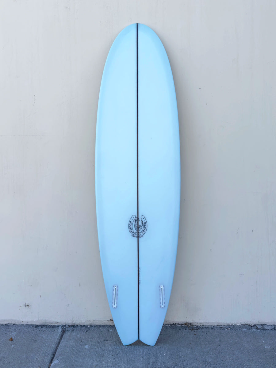 6'11" Fishy Noserider - Bottom Blue Tint Surfboard