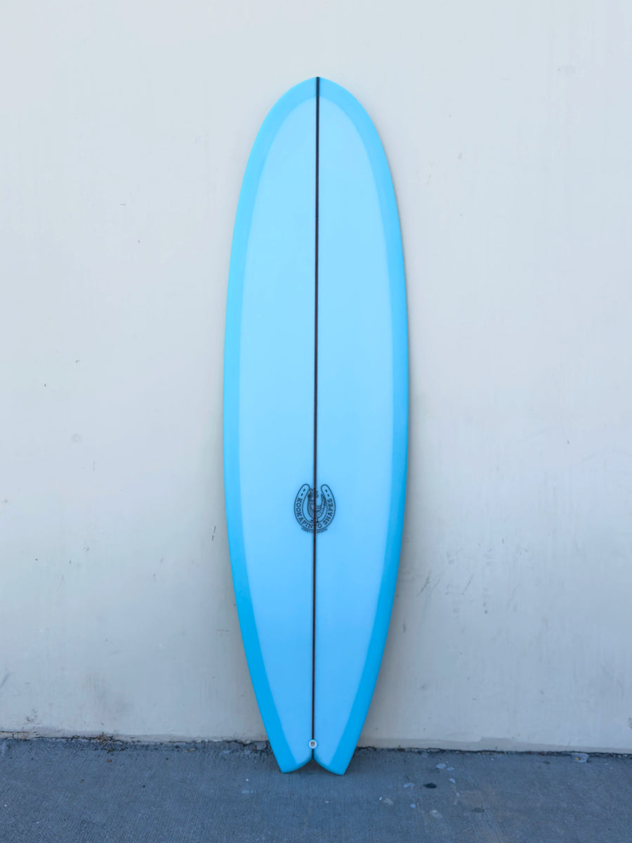 6'6" Fishy Noserider Blue Tint Surfboard