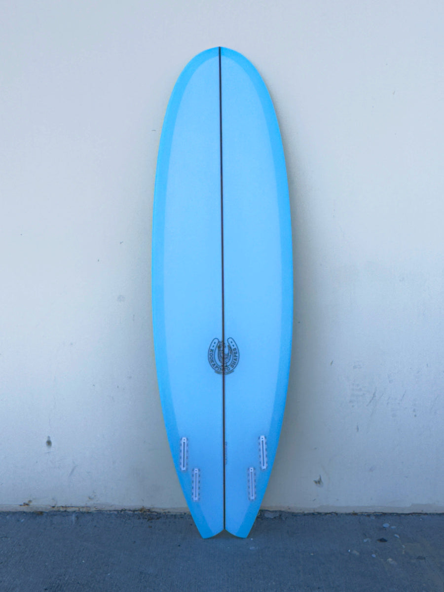 6'6" Fishy Noserider Blue Tint Surfboard