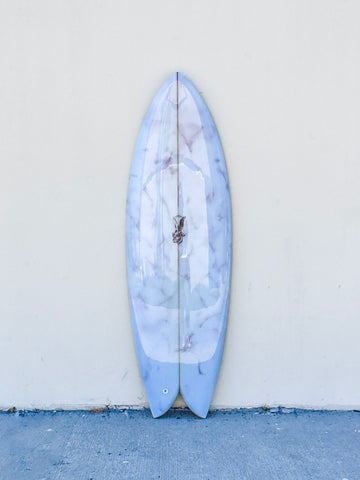 Nuevo Camino | 5'8” Escondido Keel Stone Wash Polish Surfboard - Surf Bored