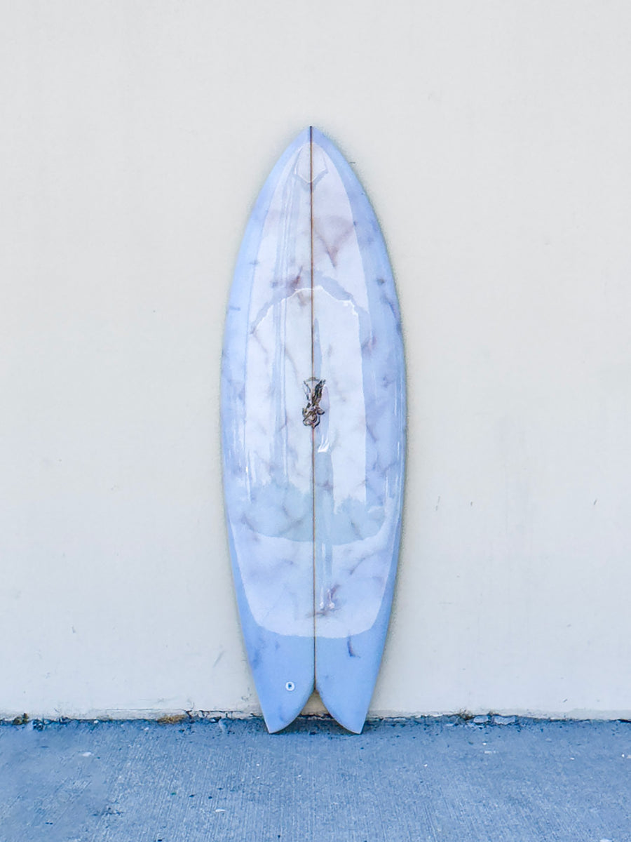 Nuevo Camino | 5'8” Escondido Keel Stone Wash Polish Surfboard