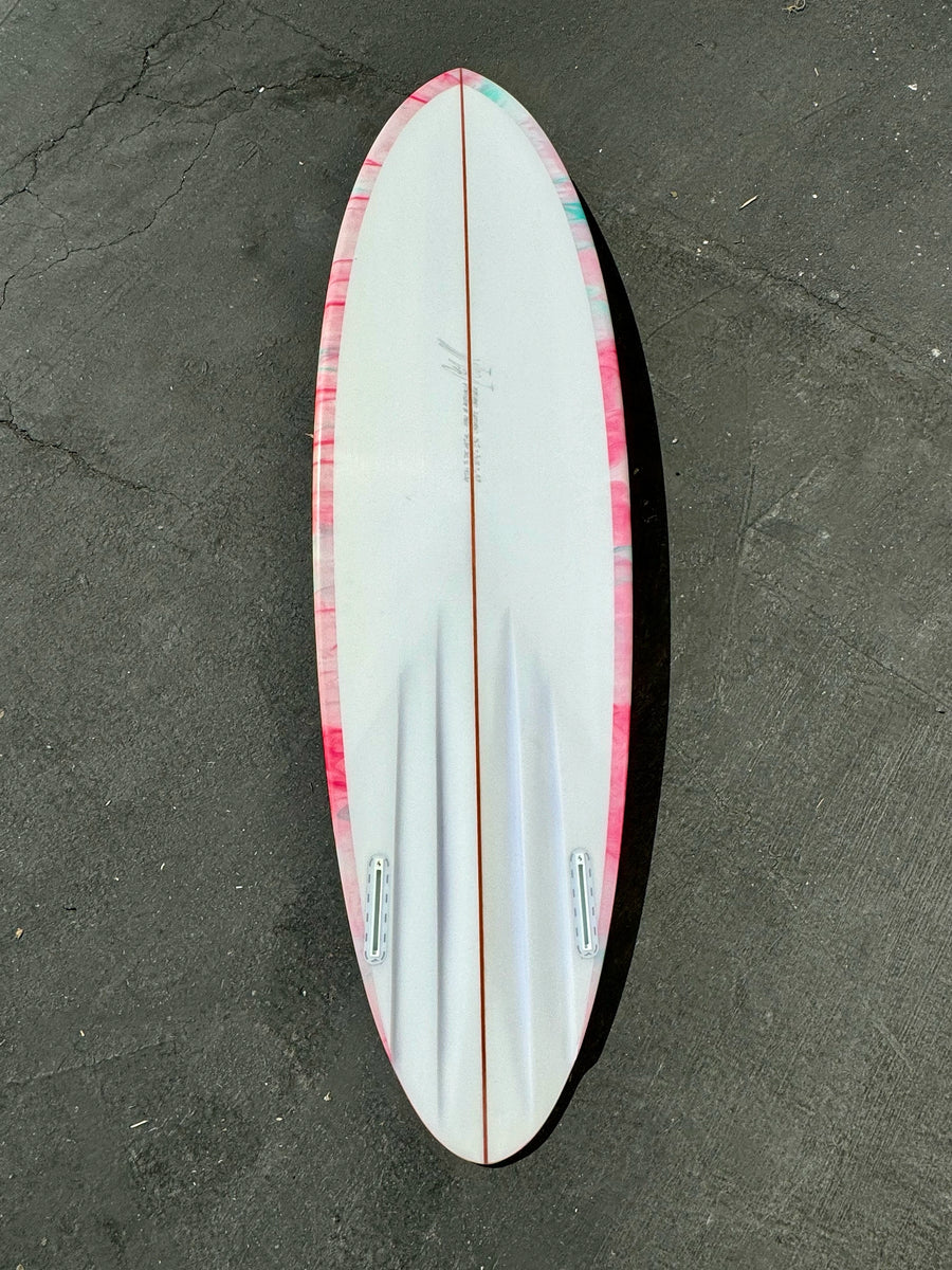 Petal to the Metal | 6’6” Charlotte Charger Abstract Channel Twin Surfboard