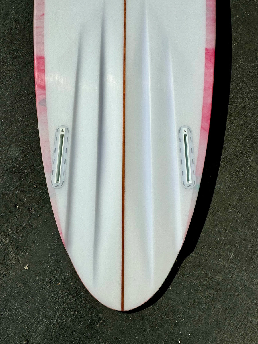 Petal to the Metal | 6’6” Charlotte Charger Abstract Channel Twin Surfboard