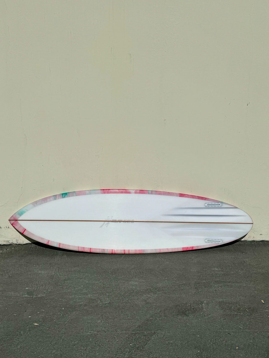 Petal to the Metal | 6’6” Charlotte Charger Abstract Channel Twin Surfboard