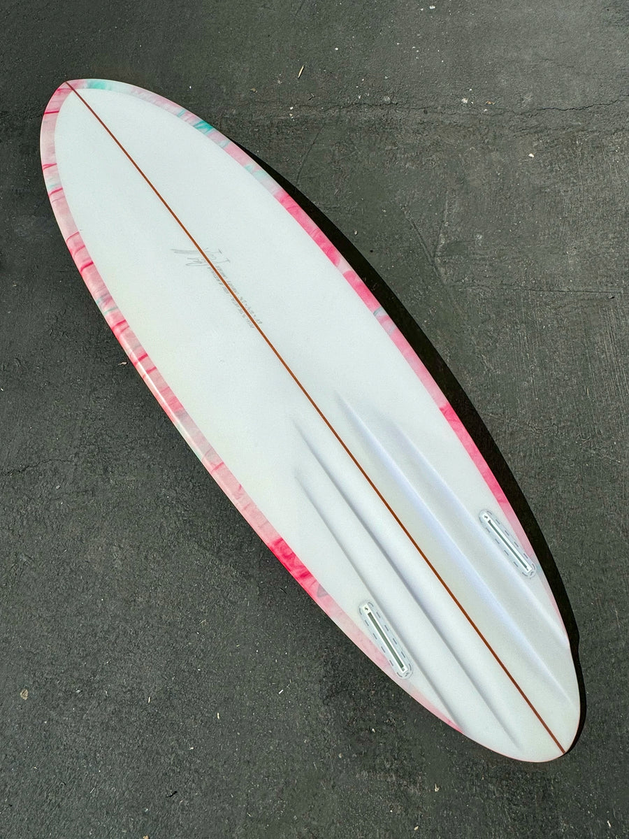 Petal to the Metal | 6’6” Charlotte Charger Abstract Channel Twin Surfboard