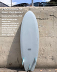 PERFORMANCE FISH - SLATE SOFT TOP SURFBOARD