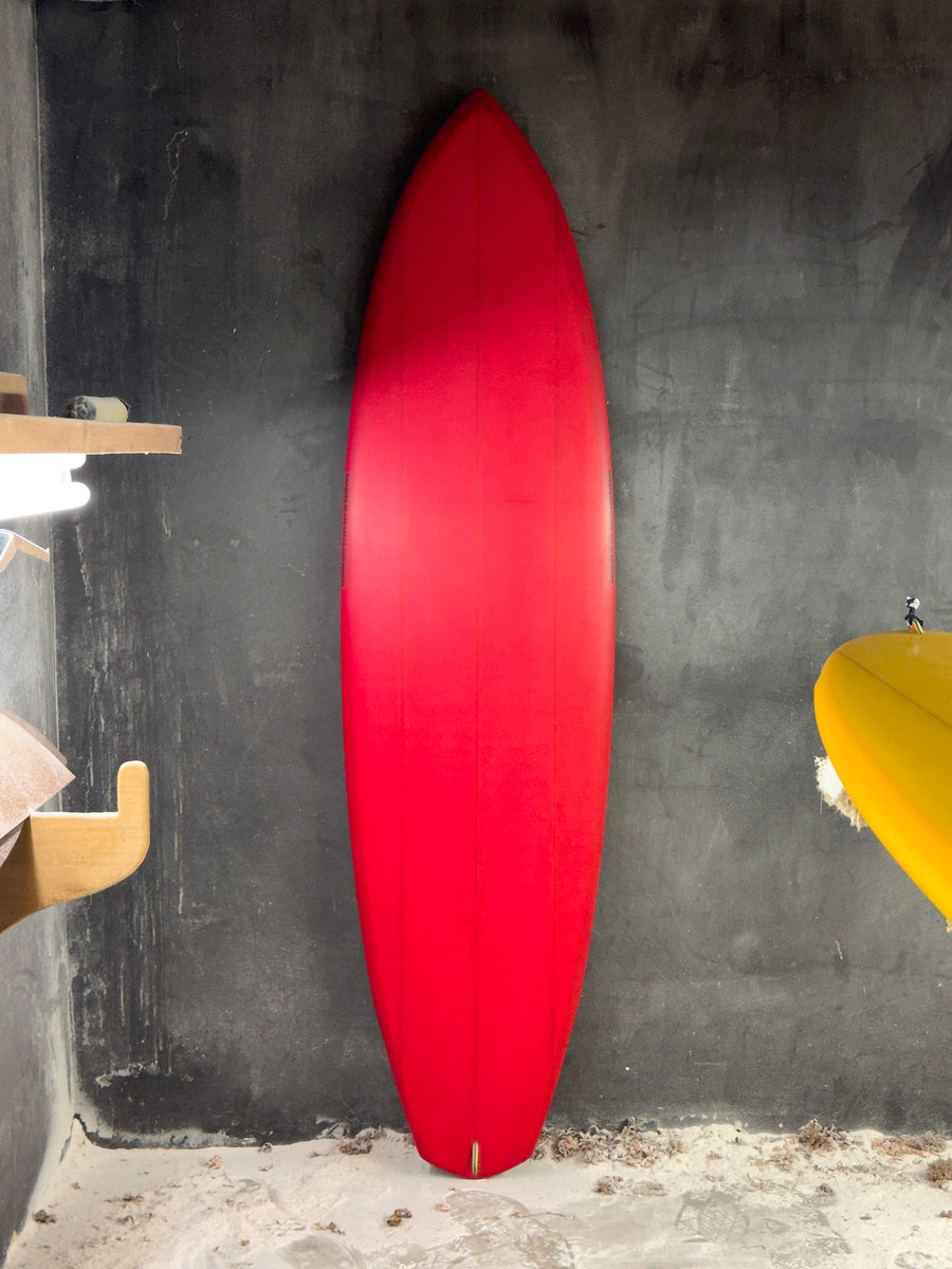 Simon Jones Designs | 6’6” Fiji Triple Stringer Diamond Tail Ruby Surfboard