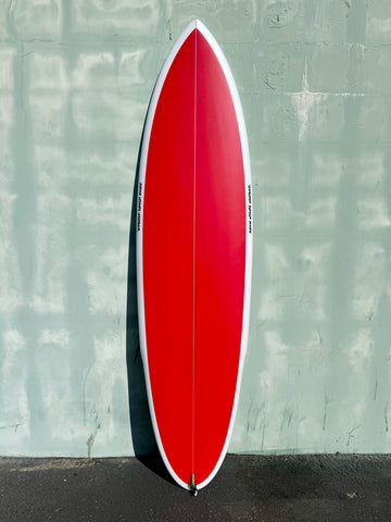 Simon Jones Designs | 6’6” Little Wing Red Surfboard