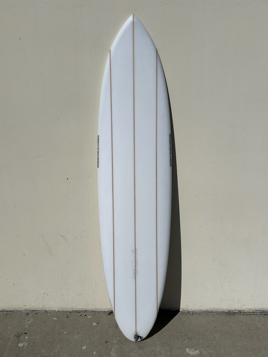 Simon Jones Designs | 6’10” Fiji Triple Stringer Clear Surfboard