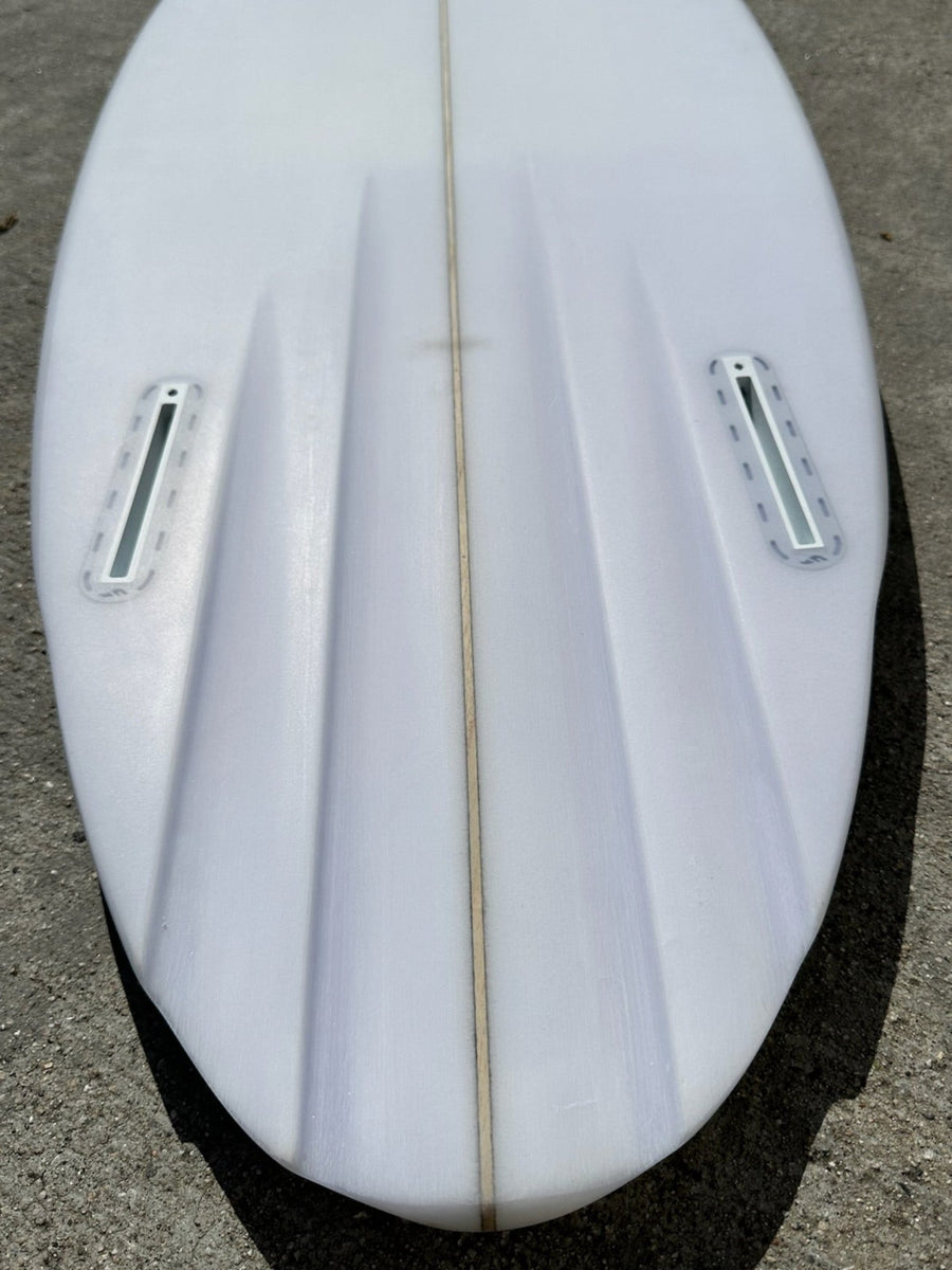 Simon Jones Designs | 5’8” Fiji Triple Stringer Clear Surfboard