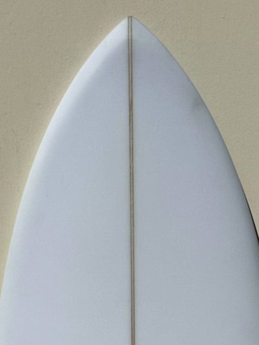 Simon Jones Designs | 5’8” Fiji Triple Stringer Clear Surfboard