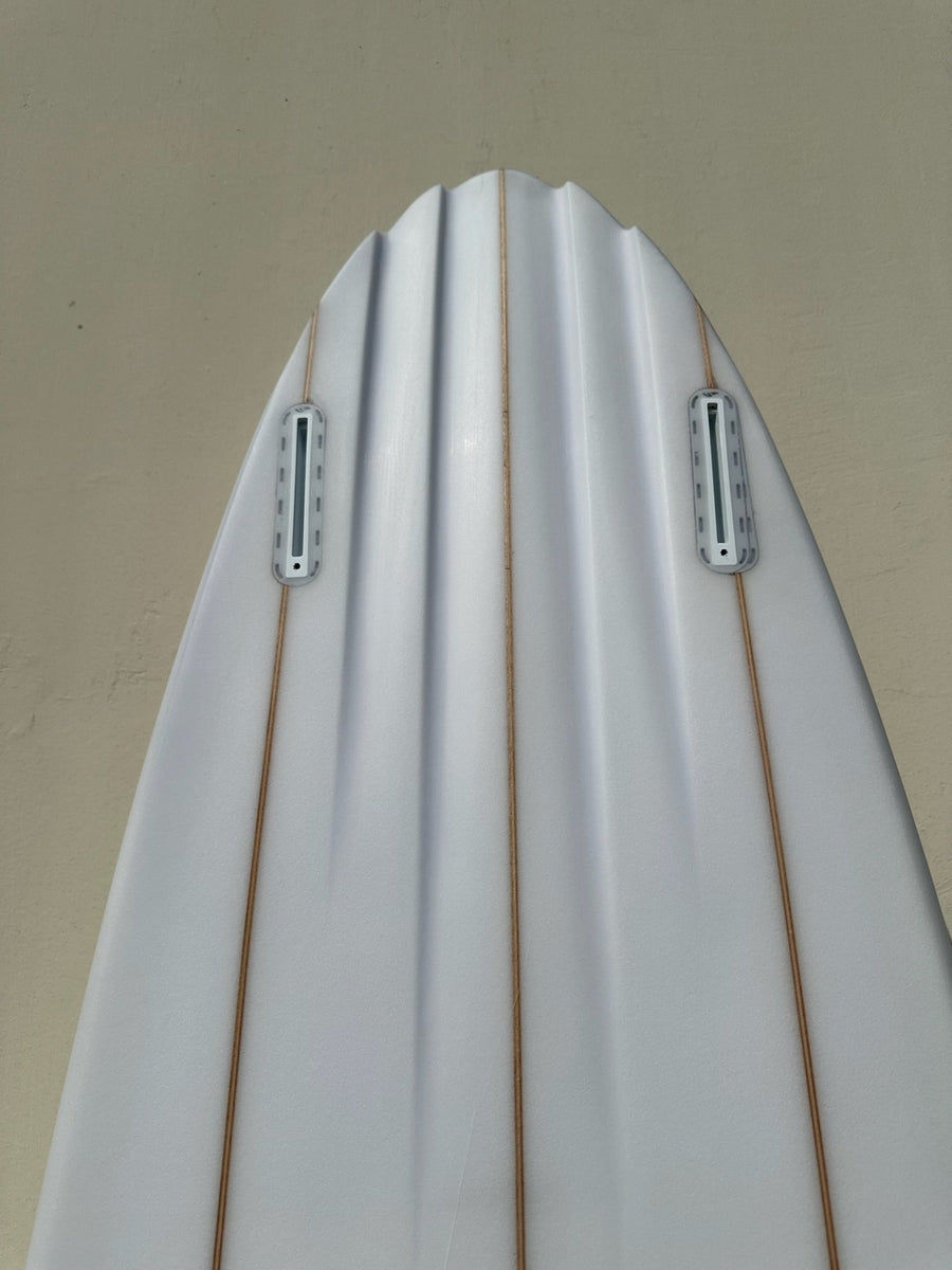 Simon Jones Designs | 6’10” Fiji Triple Stringer Clear Surfboard