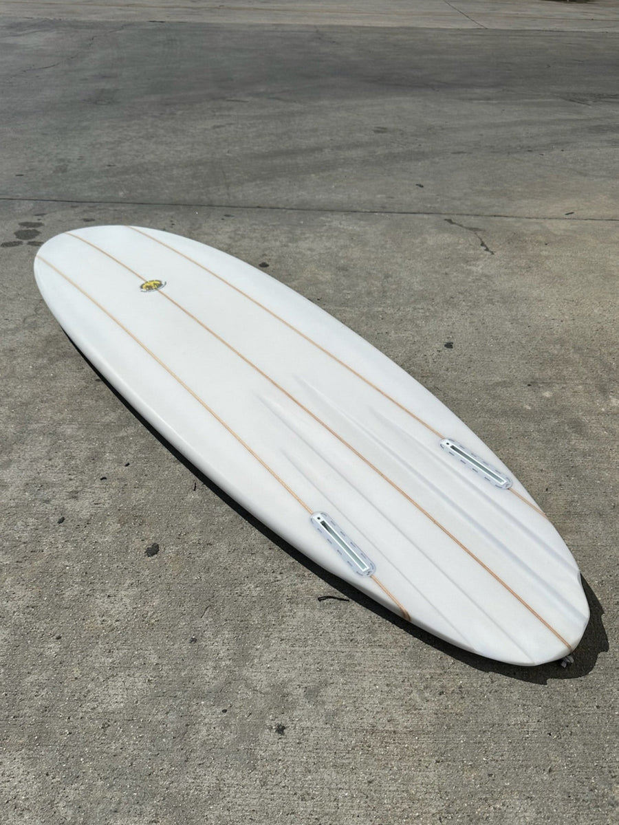 Simon Jones Designs | 6’8” Fiji Triple Stringer Clear Surfboard