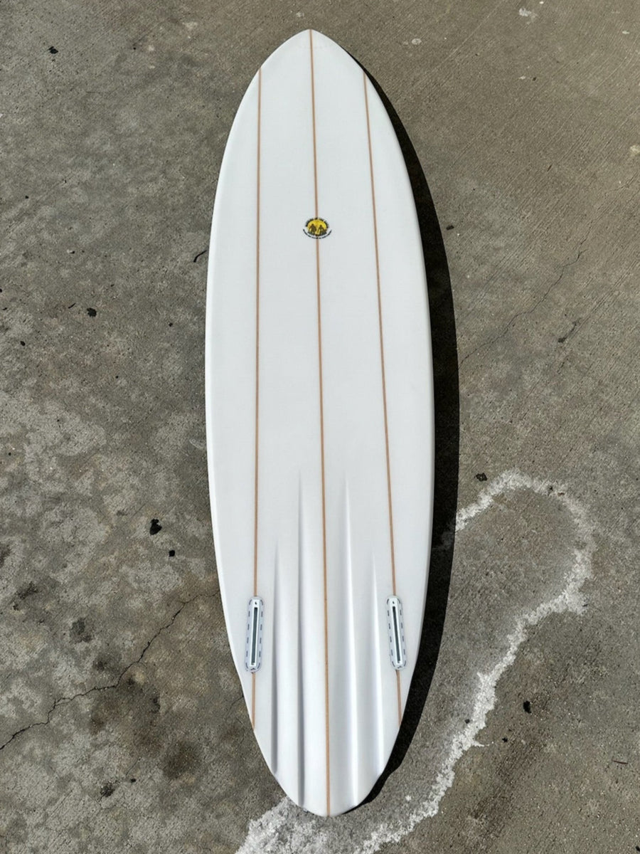 Simon Jones Designs | 7’0" Fiji Triple Stringer Clear Surfboard