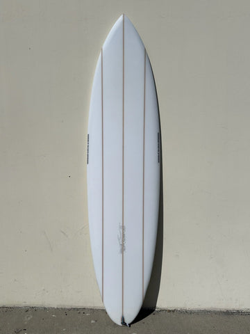 Simon Jones Designs | 7’0" Fiji Triple Stringer Clear Surfboard