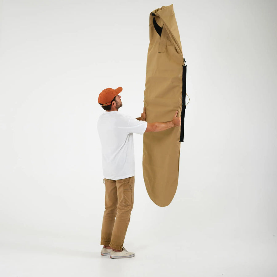 Harbor Tan Canvas Surfboard Bag